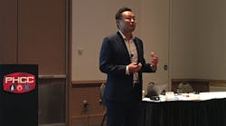 Milwaukee School of Engineering professor Dr. Jeong Woo tells commercial contractors about digital collaboration tools.