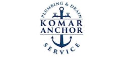 Komar Anchor Plumbing and Drain Service logo Komar Anchor Plumbing and Drain Service logo