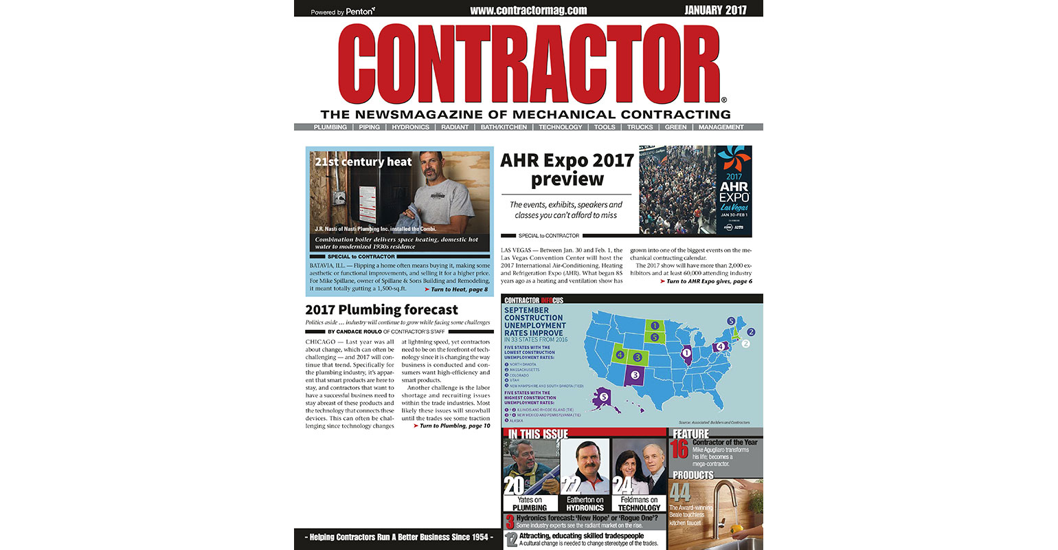 January 2017 Digital Edition | Contractor Magazine