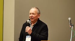 Ken Sinclair, owner and publisher of AutomatedBuildings.com speaks at the sixth annual Connection Community Collaboratory held at the AHR 2018 in Chicago.