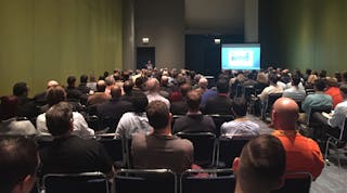 Scott Cochrane, president and CEO of Cochrane Supply &amp; Engineering speaks at one of AHR Expo 2018&apos;s free educational seminars.