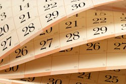 Calendar pages Calendar pages