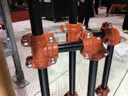 Victaulic debuted small diameter couplings.