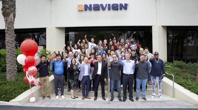 Navien Irvine employees celebrate 40 years.
