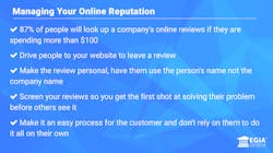 Managing Online Reputation Managing Online Reputation