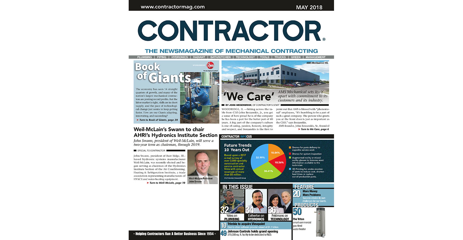 May 2018 Digital Edition | Contractor Magazine
