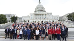 Conference attendees on Capitol Hill.