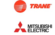 Trane, Mitsubishi Electric logos