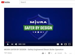YouTube boiler safety video, Miura YouTube boiler safety video, Miura