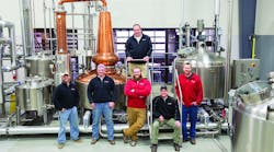 DPPI employees featured left to right include: Nate Gestrich, Chad Bently, Matt Arthur, Mark Dooman, Paul Adsit, and Owner Craig DeGarmo (on platform).