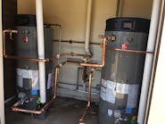 Two of the new Triton water heaters.