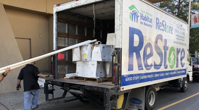PHCC Educational Foundation apprentice contest materials were donated to Habitat for Humanity following the October 2018 contests in Albuquerque, New Mexico.