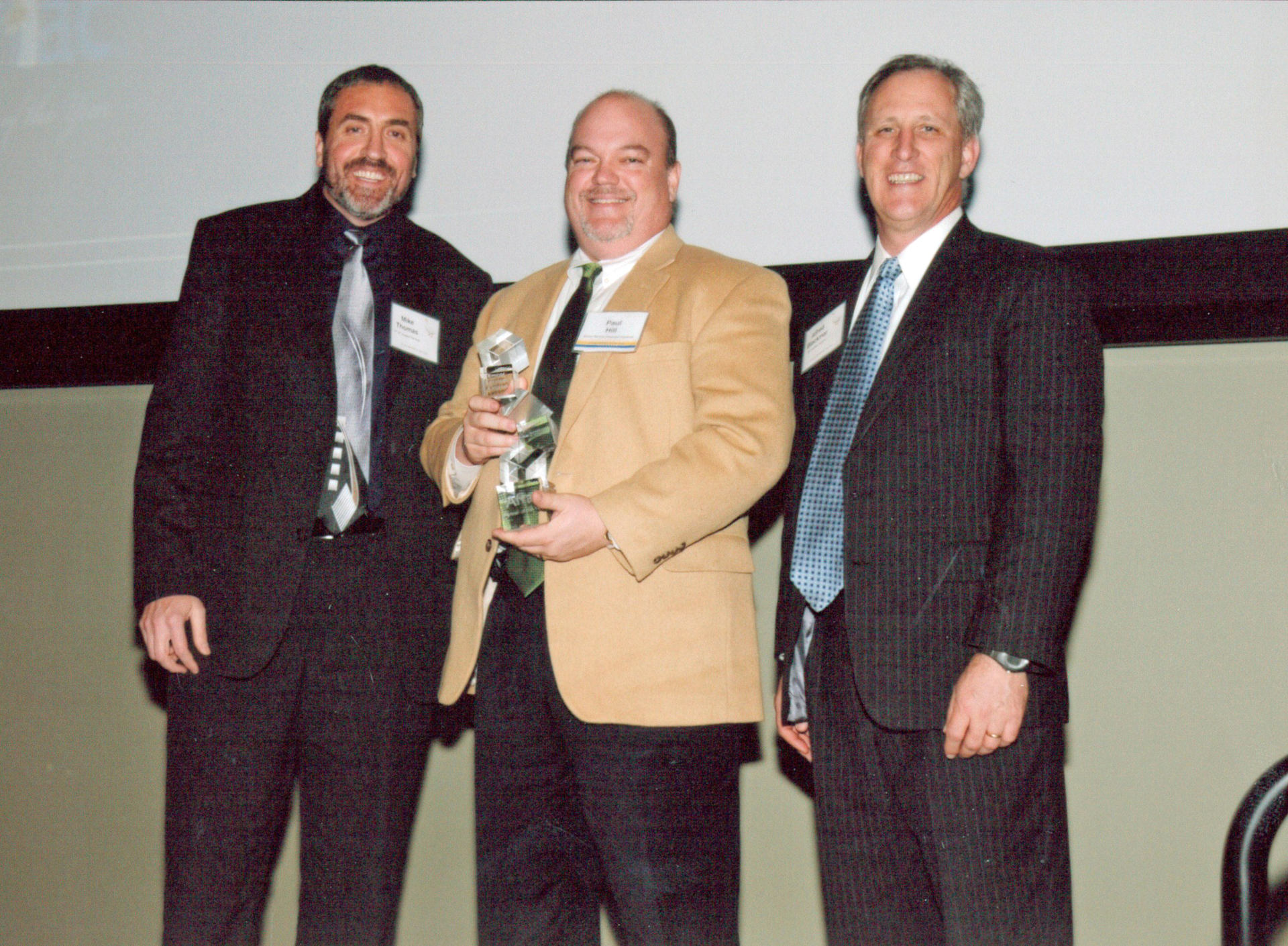 Aflac awards EMCOR Services Aircond with Partner of the Year recognition Pictured from left to right Kevin McCarty Senior Manager for Support Services Aflac Paul Hill Senior Sales Executive EMCOR Services Aircond and Alfred Blackmar Vice President of Facilities Aflac