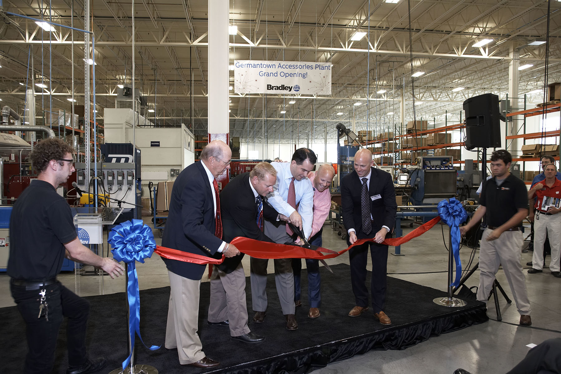 Bradley Corp. celebrates plant opening in Wisconsin Contractor