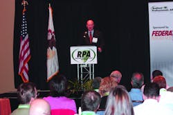 Mark Chaffee welcomes attendees Mark Chaffee welcomes attendees