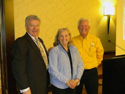 Mayor Frank Saverino Village of Carol Stream Kay McKeen executive director of SCARCE School and Community Assistance for Recycling and Composting Educationand Ray Grimm CEO of Air Water Energy Mayor Frank Saverino Village of Carol Stream Kay McKeen executive director of SCARCE School and Community Assistance for Recycling and Composting Educationand Ray Grimm CEO of Air Water Energy