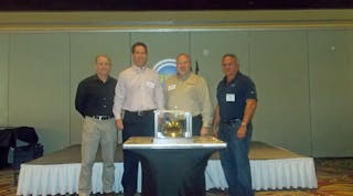 Poole &amp; Kent Company of Florida (P&amp;K) recently received the 1st Place &ldquo;Excellence in Safety Award&rdquo; for exemplary safety practices and performance in the 50,001 to 150,000 man-hour worked category from the Mechanical Contractors Association of South Florida (MCASF). P&amp;K had zero recordable injuries and zero days away from work in 2012. Pictured Left to Right are: Pete Chaney, National Director of Safety, Mechanical Contractors Association of America; Patrick Carr, CEO &amp; President, P&amp;K; Dave Lockhart, Director of Loss Control, P&amp;K; Ed Liosent, Chairman of the Board, MCASF.