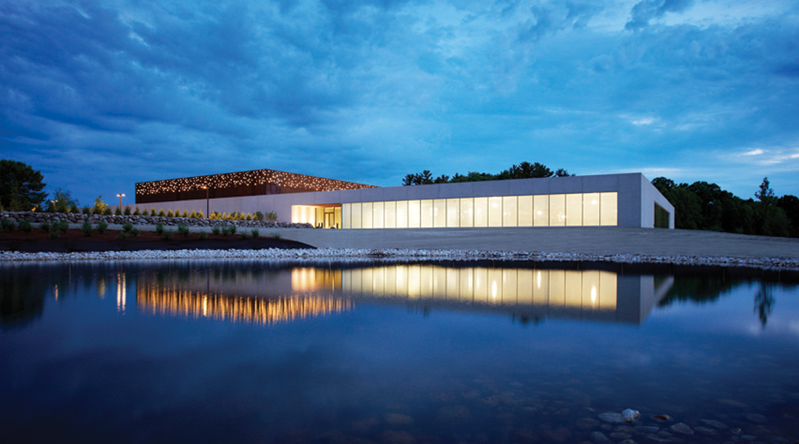 When choosing the site the project team considered groundwater flows wetlands and orientation to take advantage of natural light
