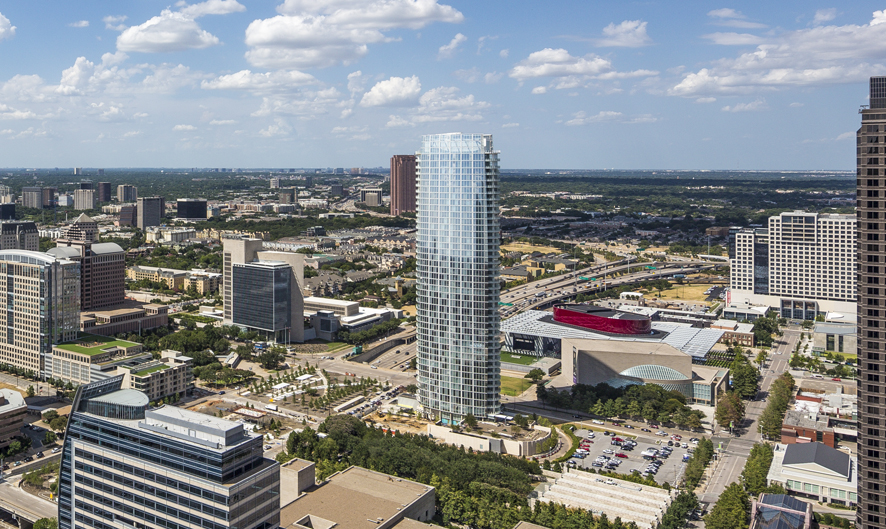 The Museum Tower residential highrise in downtown Dallas Photo Craig Blackmon