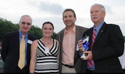 Tony Sheridan President of the Chamber of Commerce of Eastern CT Tricia Walsh President of the Greater Mystic Chamber of Commerce VP Jonathan Duncklee and FounderPresident Les Duncklee Tony Sheridan President of the Chamber of Commerce of Eastern CT Tricia Walsh President of the Greater Mystic Chamber of Commerce VP Jonathan Duncklee and FounderPresident Les Duncklee