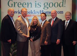 Rheem accepts its ldquoPartners of Choicerdquo Award from David Weekley Homes L to R David Weekley Jeff Reimer region sales manager Rheem Renae Turnbaugh tankless sales manager Rheem Mike Barnes corporate director national accounts Rheem John Johnson president and CEO David Weekly Homes and Bill Justus David Weekley Homesrsquo vice president of supply chain services Photo credit Cali Dalynn Bock Dalynnrsquos Desque Rheem accepts its ldquoPartners of Choicerdquo Award from David Weekley Homes L to R David Weekley Jeff Reimer region sales manager Rheem Renae Turnbaugh tankless sales manager Rheem Mike Barnes corporate director national accounts Rheem John Johnson president and CEO David Weekly Homes and Bill Justus David Weekley Homesrsquo vice president of supply chain services Photo credit Cali Dalynn Bock Dalynnrsquos Desque