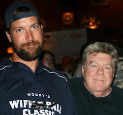 Sloan President and CEO Graham Allen left with actor George Wendt at the Wood Family Foundationrsquos Wiffle for a Diffle fundraiser on Aug 10 at Wrigley Field Chicago Sloan President and CEO Graham Allen left with actor George Wendt at the Wood Family Foundationrsquos Wiffle for a Diffle fundraiser on Aug 10 at Wrigley Field Chicago