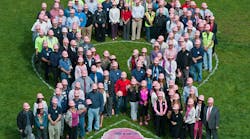 Proud day for Tucker Mechanical, An EMCOR Company, and Yale Cancer Center as they joined forces to form a 150+ person Pink Hard Hat Ribbon on September 30 &ndash; a visual kick-off for Breast Cancer Awareness Month and visible call to action for EMCOR&rsquo;s &ldquo;Protect Yourself. Get Screened Today.&rdquo; Campaign.