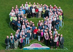 Proud day for Tucker Mechanical An EMCOR Company and Yale Cancer Center as they joined forces to form a 150 person Pink Hard Hat Ribbon on September 30 a visual kickoff for Breast Cancer Awareness Month and visible call to action for EMCORs Protect Yourself Get Screened Today Campaign Proud day for Tucker Mechanical An EMCOR Company and Yale Cancer Center as they joined forces to form a 150 person Pink Hard Hat Ribbon on September 30 a visual kickoff for Breast Cancer Awareness Month and visible call to action for EMCORs Protect Yourself Get Screened Today Campaign