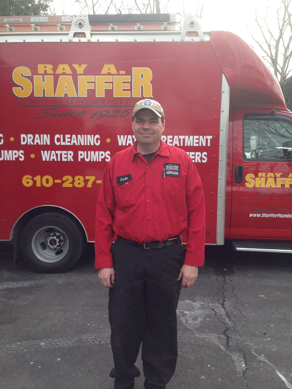 Ray A Shaffer Inc Master Plumber Luke Johnson