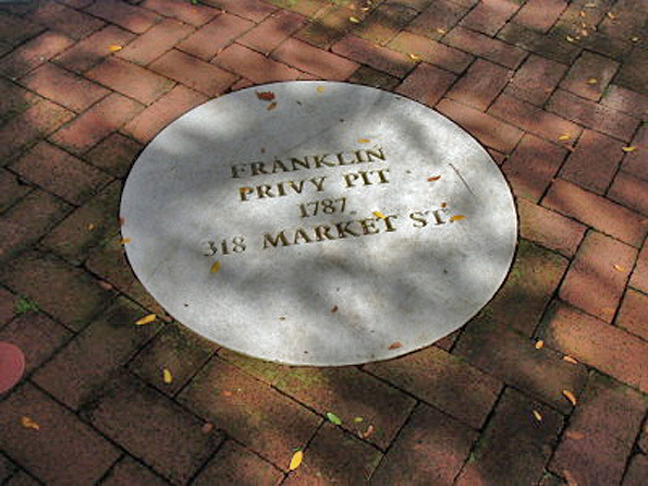 Ben Franklin pooped here From Bob Cromwell39s toiletgurucom website that includes pictures of toilets of famous people along with a world tour of toilets