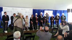 Breaking ground at the new Emerson Innovation Center.