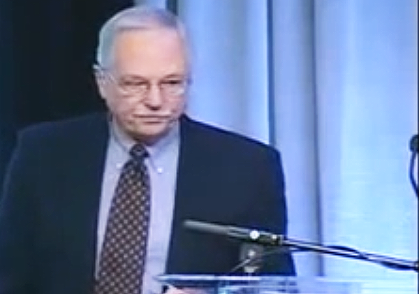 Plumbing engineer John Koeller speaks at a previous IETS