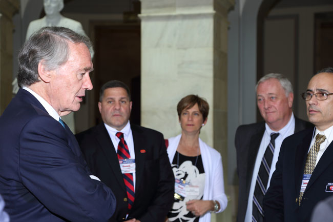 Sen Edward Markey DMA speaks with members of PHCC