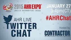 Join Contractor for a tweetup at AHR on Jan 27 Join Contractor for a tweetup at AHR on Jan 27