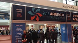 More than 61,000 total attendees, including 42,400 visitors, participated in the 2015 AHR Expo.