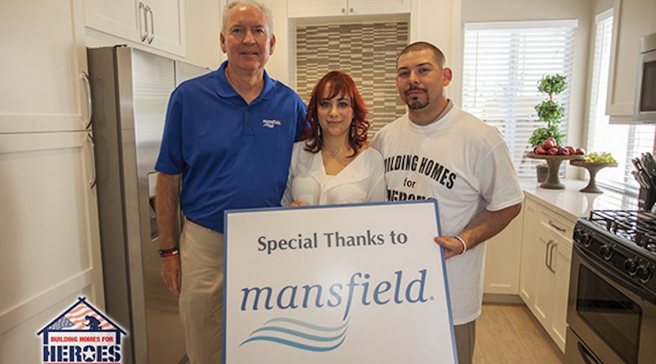 Mansfield Plumbing, a manufacturer of sanitaryware and bathware, reported unprecedented donations to non-profit organizations in 2014