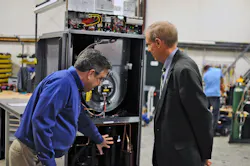 Illinois Governor Bruce Rauner is looking at geothermal products Illinois Governor Bruce Rauner is looking at geothermal products