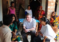 Dr. Jim McHale of American Standard conducted field research with residents of Bangladesh to ensure that local bathroom practices were considered when developing the Company&rsquo;s sanitation solution, resulting in the design of the innovative, yet simple, SaTo latrine pan.