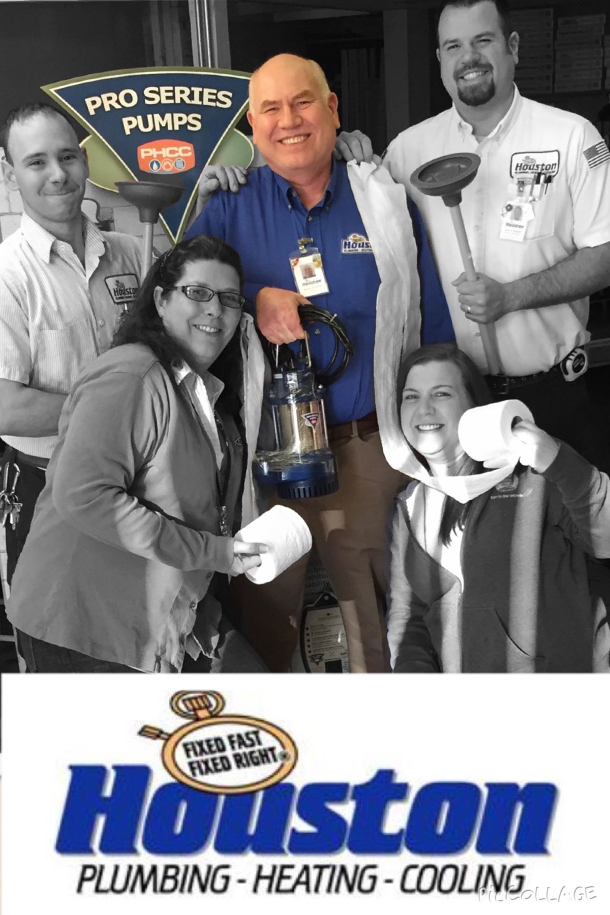 The First Prize winning entry was awarded to Houston Plumbing of Paxton IL