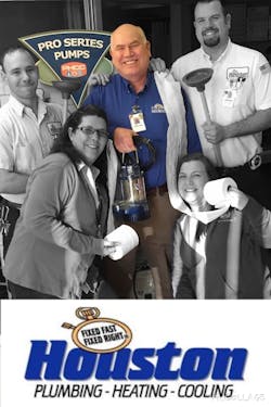 The First Prize winning entry was awarded to Houston Plumbing of Paxton IL The First Prize winning entry was awarded to Houston Plumbing of Paxton IL