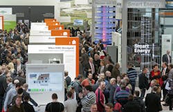 A view of the floor from ISH 2015 A view of the floor from ISH 2015