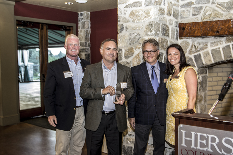 Left to right ndash Scott Weaver ndash President of APR Supply Gary Eklof ndash President of Harry Eklof amp Associates Jeff MacDowell VP of Marketing and Emerging Markets for APR Supply and Emily Hostetter Executive Assistant at APR Supply
