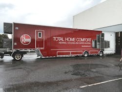 The Rheem High Efficiency Air amp Water Road Show pulls in to Comfortech 2015 The Rheem High Efficiency Air amp Water Road Show pulls in to Comfortech 2015