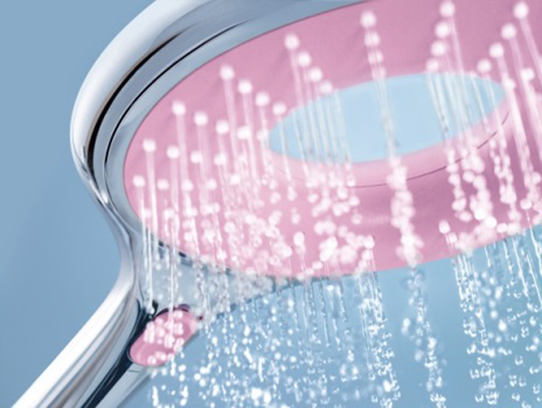 The Rainshower Next Generation Icon pink hand shower