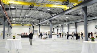 A shot of the production floor taken during the grand opening event.