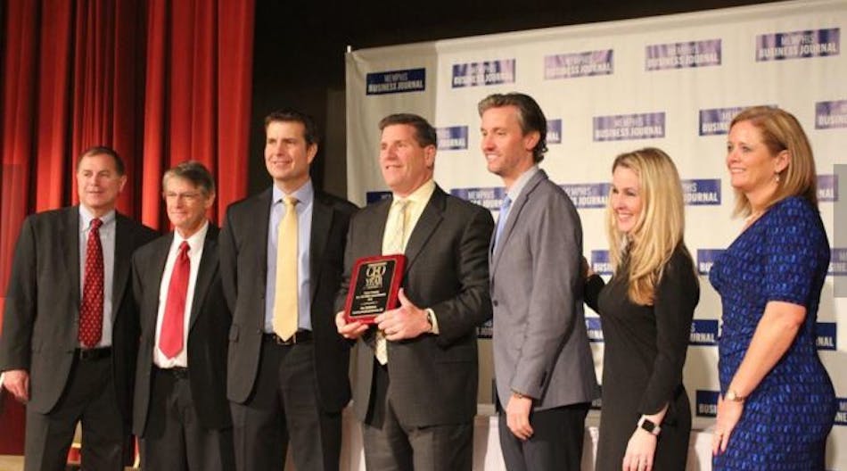 From Left to Right: Brian Rupiper, Division Controller at ARS; Danny Booth, Accounting Manager at ARS; Mike Noonan, Corporate Controller at ARS; Jim McMahon, CFO at ARS; Chris Mellon, CMO at ARS; Joanna Crangle, Publisher at Memphis Business Journal; Michelle Morris, Director of Strategic Alliances at ARS.