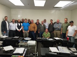 The group of customers who attended the inaugural training session on the 15th of October The group of customers who attended the inaugural training session on the 15th of October