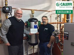 Pictured Dave Skindelien Midwest Sales amp Marketing Rogers Minn and Kurt Koegel a recent Caleffi Excellence winner Koegel Heating Solutions Miltona Minn Pictured Dave Skindelien Midwest Sales amp Marketing Rogers Minn and Kurt Koegel a recent Caleffi Excellence winner Koegel Heating Solutions Miltona Minn