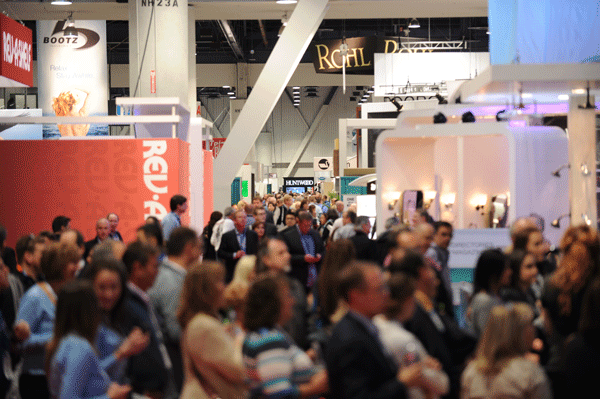 The crowds filled the aisles at the combined IBSKBIS show