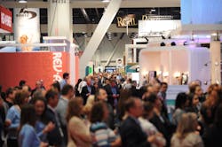 The crowds filled the aisles at the combined IBSKBIS show The crowds filled the aisles at the combined IBSKBIS show